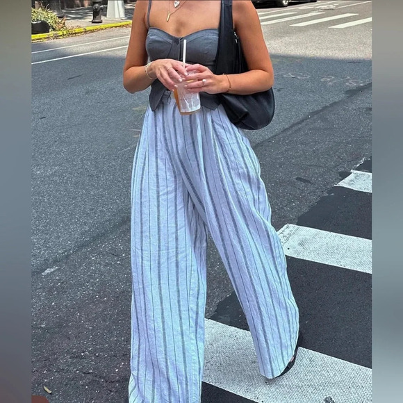 REVOLVE Pants - NWT Revolve Central Park West Linen Pants